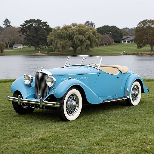 1930s Bentley Convertible at Pebble Beach