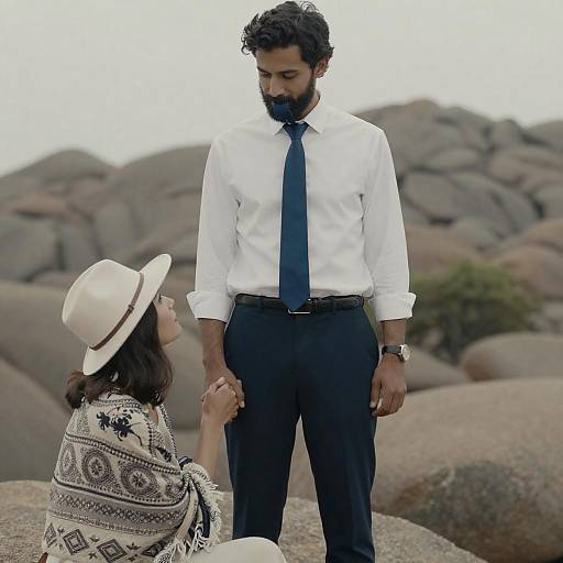 Intimate Outdoor Portrait of a Couple