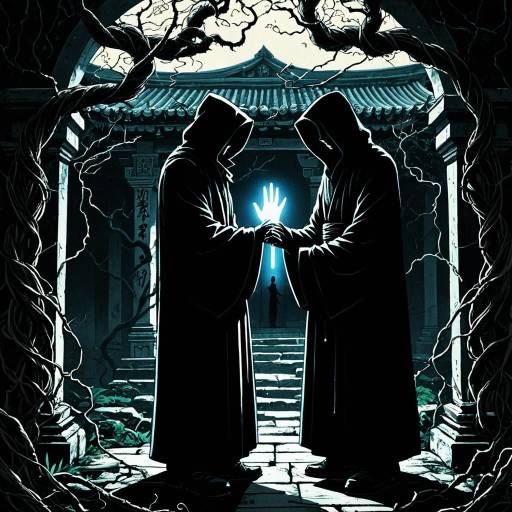 Mysterious Duo in Forgotten Temple