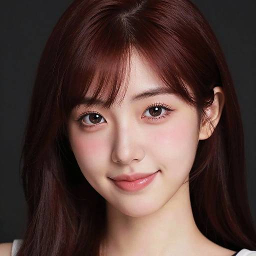 Realistic Idol Girl with Distinct Features