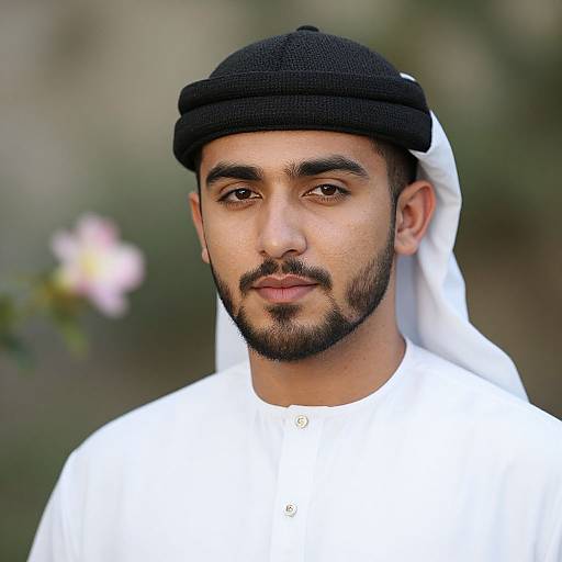 Realistic Portrait of Arab Male