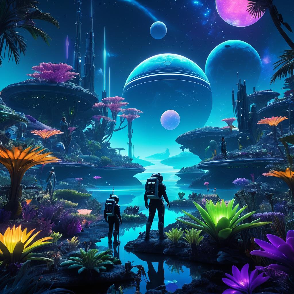 Epic Space Colonization on Alien World