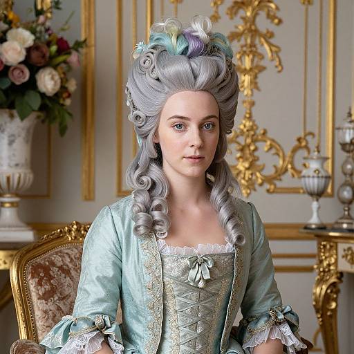 Marie Antoinette in Rococo Elegance