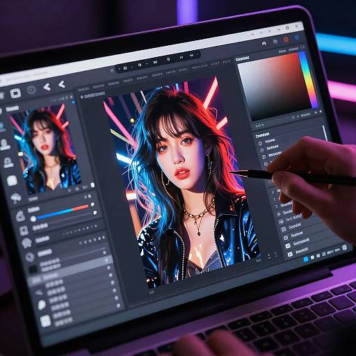 Futuristic AI-Powered Image Editor
