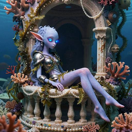 Albino Aquatic Elf Underwater Guide