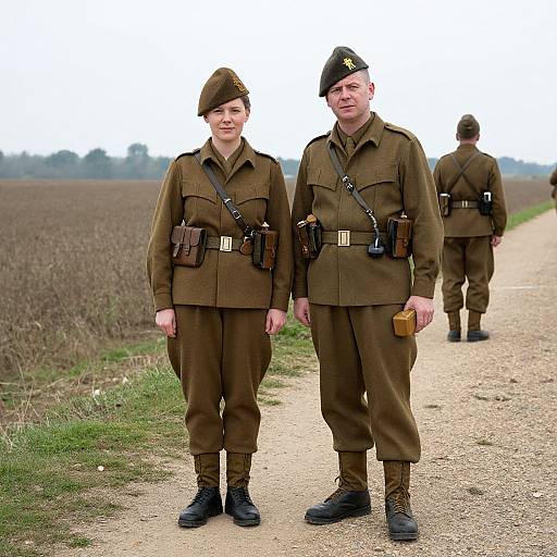 Historical Military Officers at Base Hill