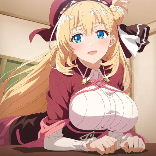 Illustration of Agnes claudel, eiyuu densetsu in the style of Tomu (tomubobu)