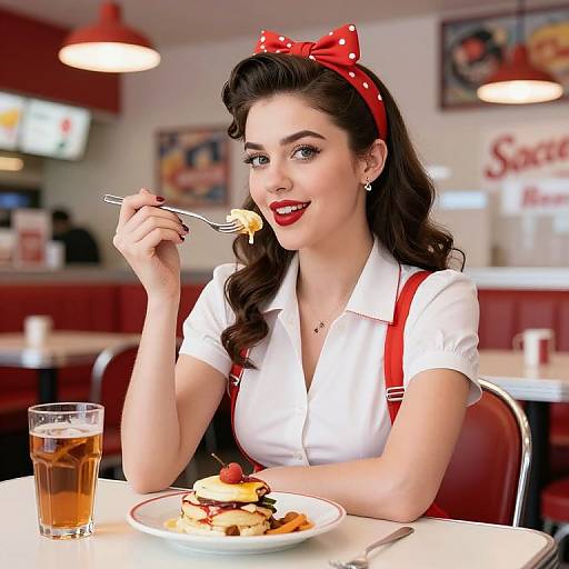 Pin Up Photoshoot at Benjamins Diner