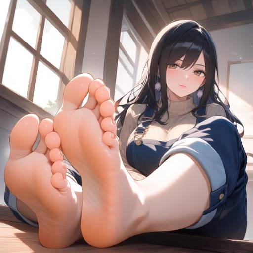 Barefoot Beauty from Fairy Tail Universe