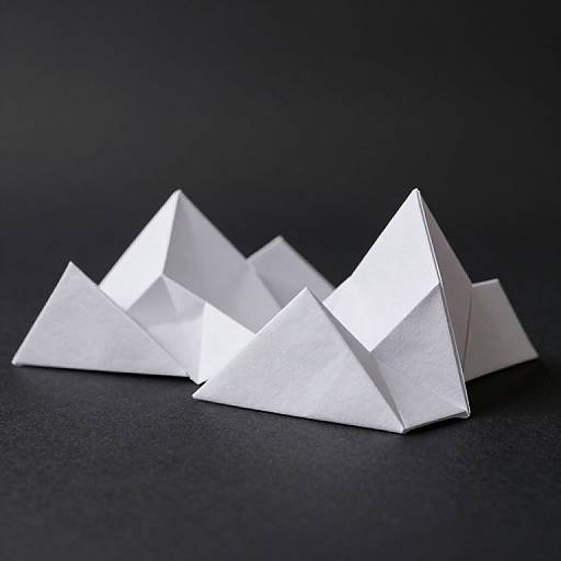 Origami Mountains: Geometric Timekeepers