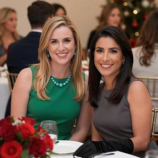 Warm Festive Moment with Friends