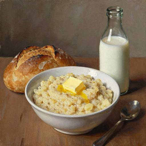 Vintage Potato Brei Still Life