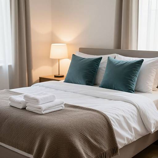 Cozy Bedroom with Soft Lighting