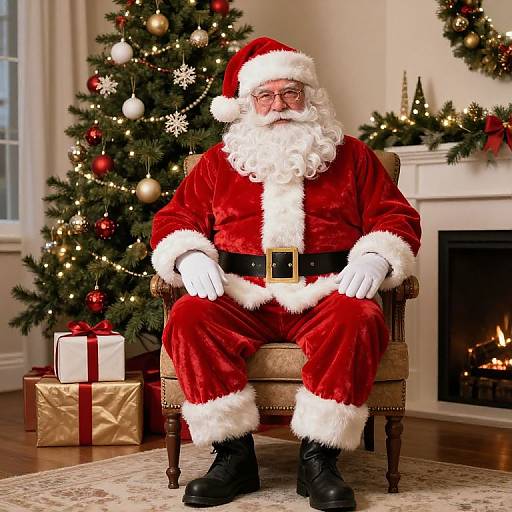 Classic Thelwell Style Christmas Scene