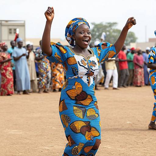 Radiant Senegalese Festival Celebration