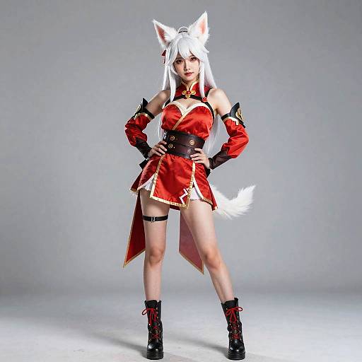 High-Quality Realistic Ahri Cosplay
