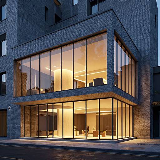 Modernist Cyberpunk Architectural Marvel