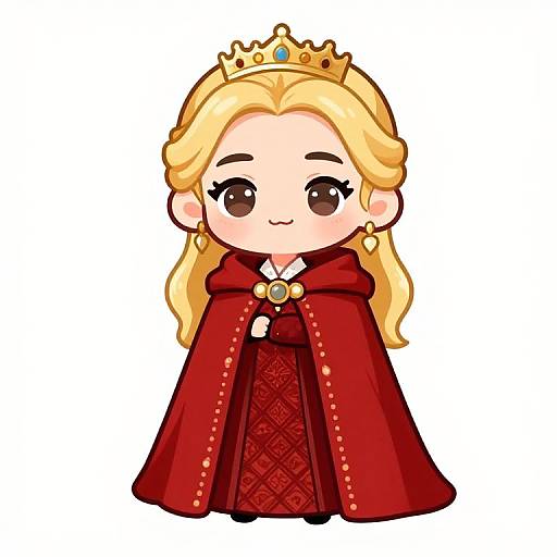 Chibi Cersei Lannister Digital Art