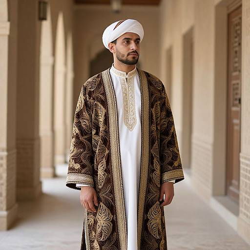 Man in Persian National Costume