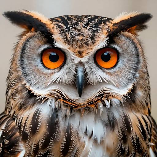 Hyper-Realistic Surreal Owl Rendering