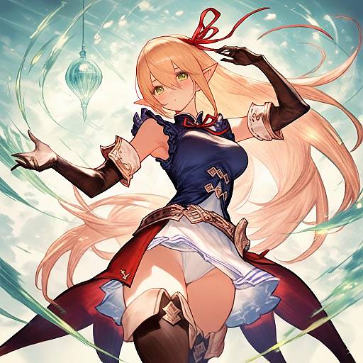 Illustration of Arisa (shadowverse), shadowverse in the style of Bukimi isan