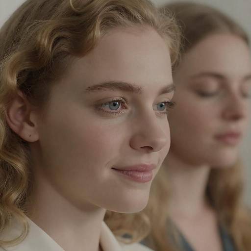 Intimate Portrait of Two Women Together