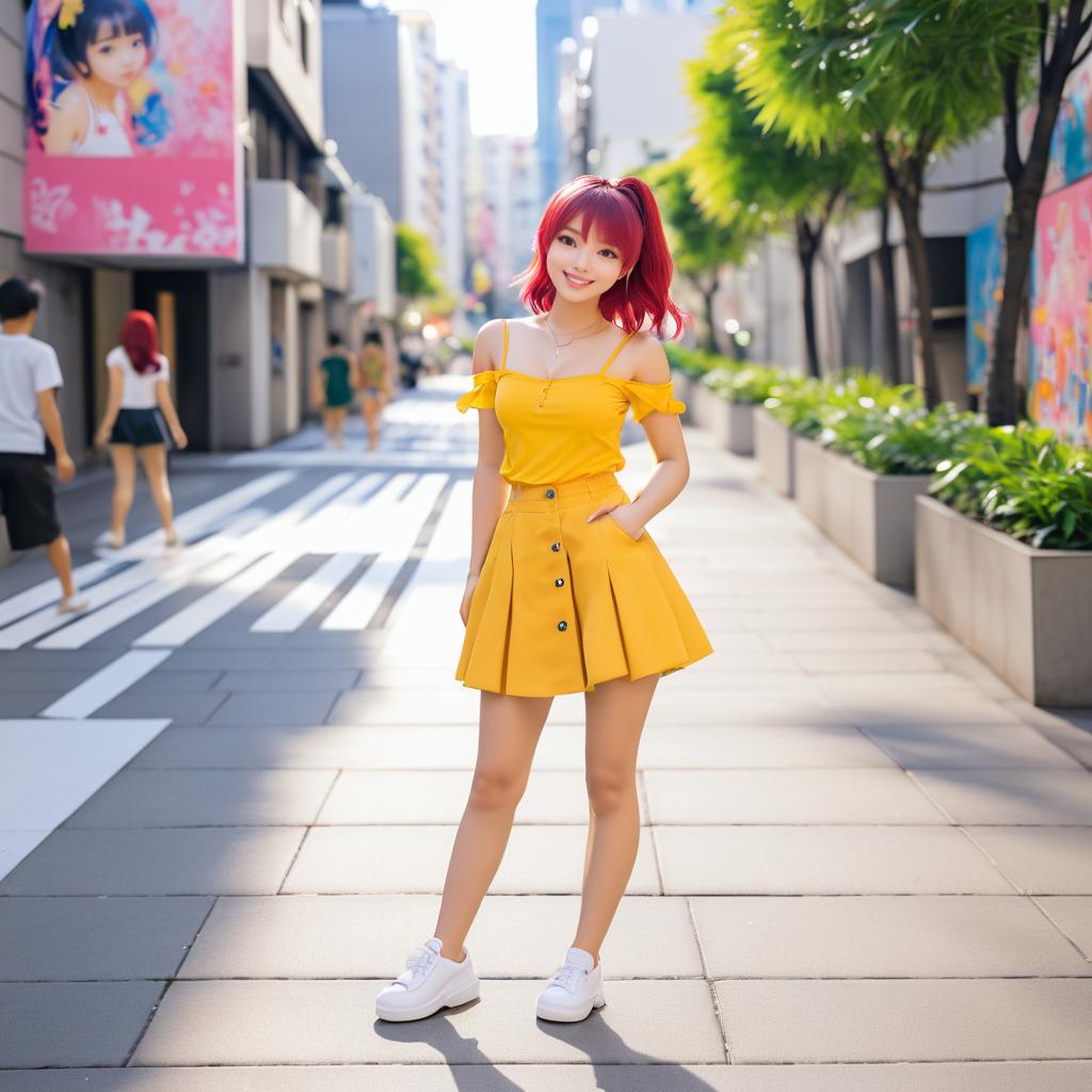 Charming Urban Bishoujo with Smile