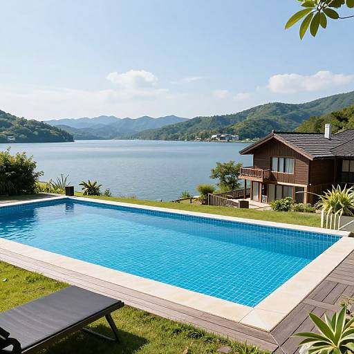 Iseo Lake Apartment with Pool View