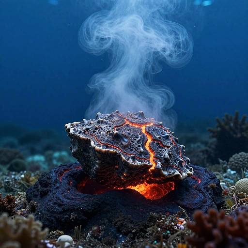 Omastar on Underwater Volcanic Vent