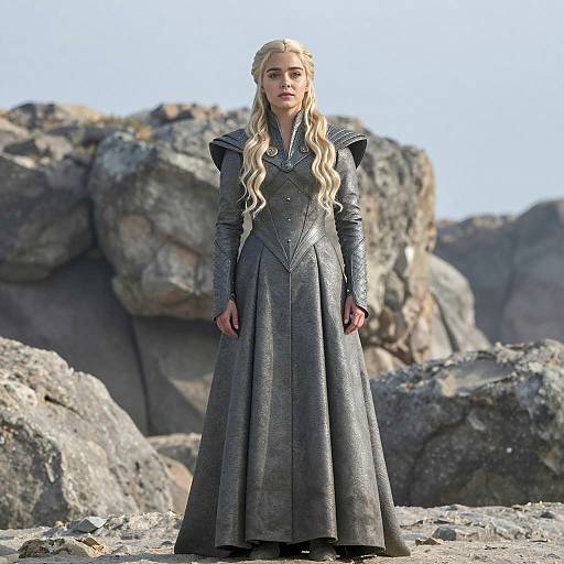 Regal Fantasy Character in Natural Light