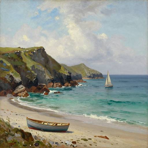 Serene Coastal Landscape by William Trost Richards