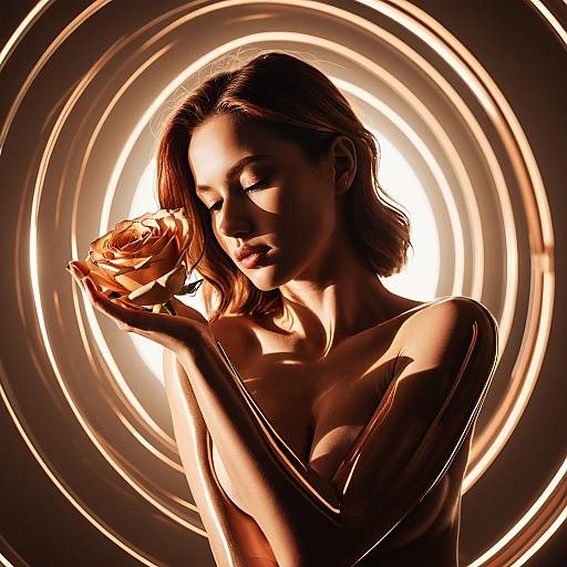 Ethereal 3D Female Forearm Art