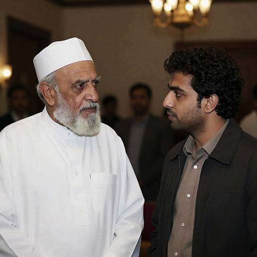 Serious Conversation in Dim Lighting