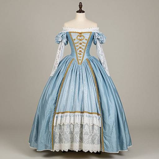 Elegant Vintage Renaissance Ball Gown