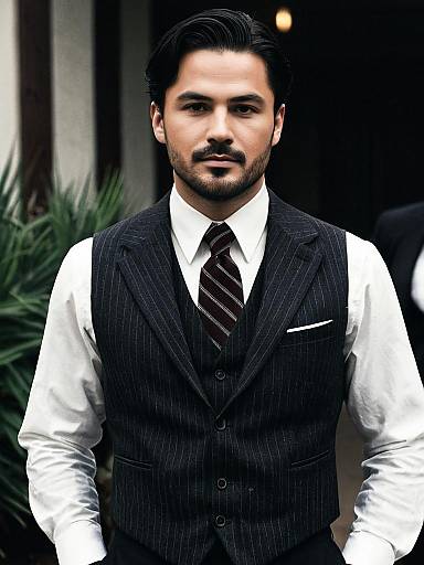 Man in Gatsby Style Suit