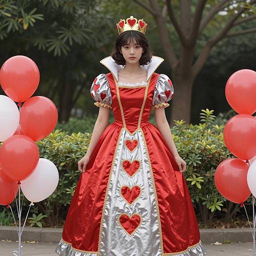 Enchanting Queen of Hearts Costume Photo