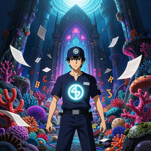 Infected Mail in Neon Coral Cathedral