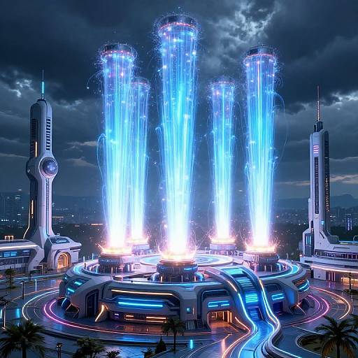 Futuristic Megaton Power Plant