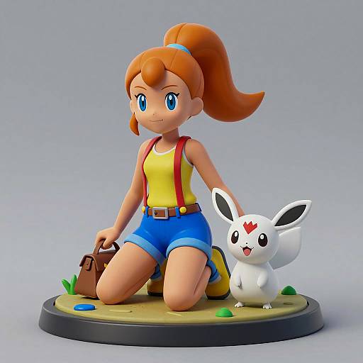 Misty and Togepi Pokémon Figurine
