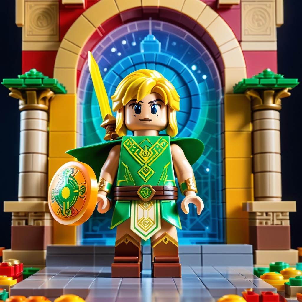 Lego Link in Temple of Time Setting