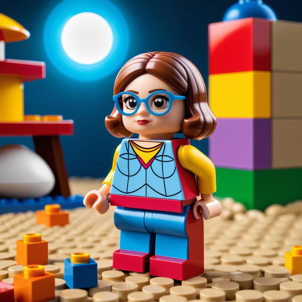 Meg Griffin as a Detailed Lego Figurine