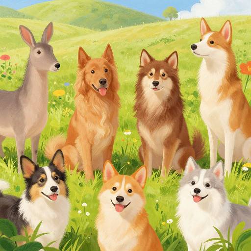 Playful Animals with Human Faces