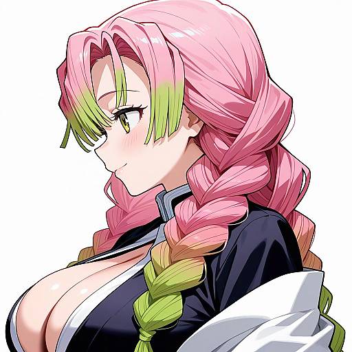 Mitsuri from Demon Slayer Upper Body Portrait