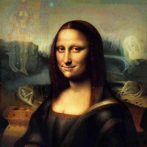 Da Vinci Alien Hybrid Portrait