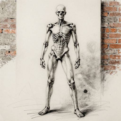 Confident Figure Sketch in Urban Studio