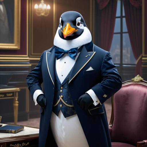 Dressed Penguin Diplomat