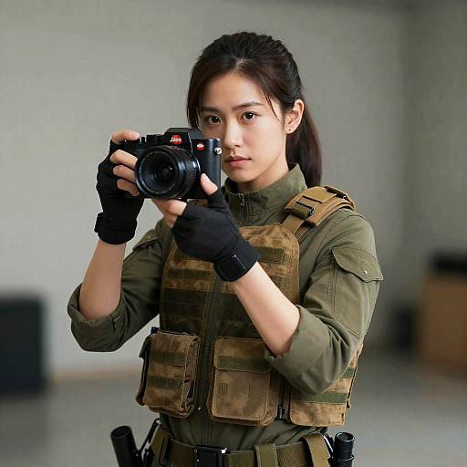 Photorealistic Cammy Tactical Portrait