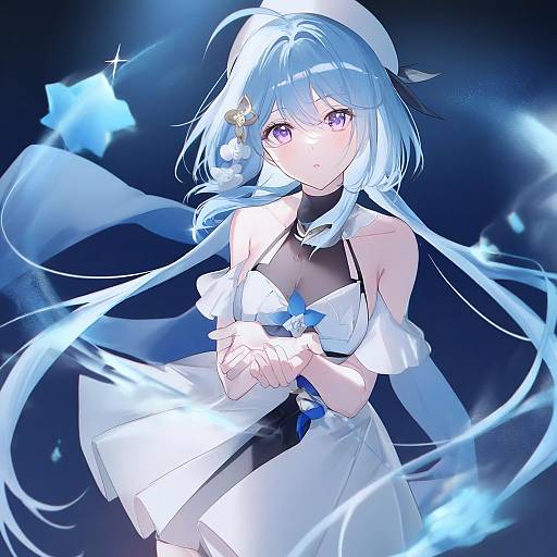 Illustration of Griseo, honkai (series) in the style of Miwano rag