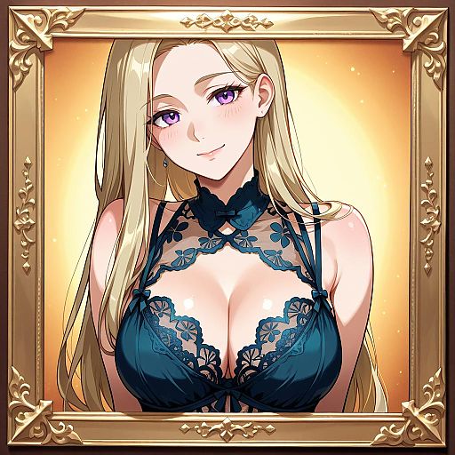 Joyful Mother in Elegant Lingerie Shoot