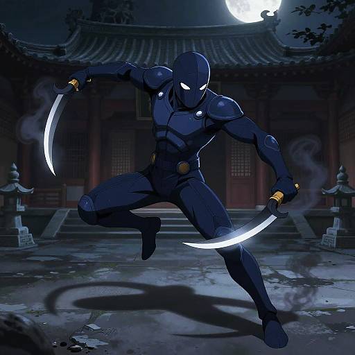 Midnight Shadow Dancer Anime Art